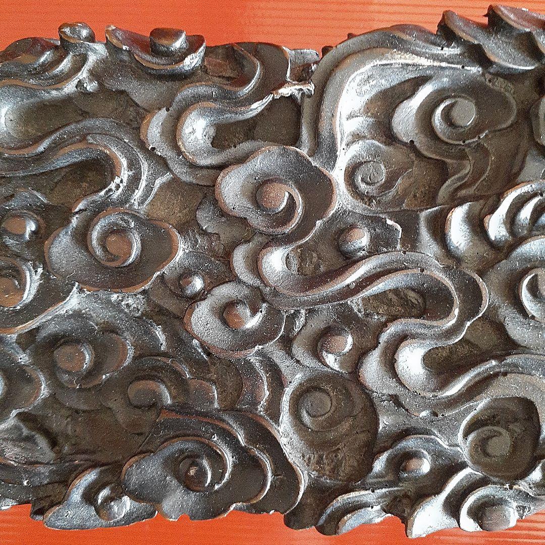 中国8匹の子持ち獅子置物