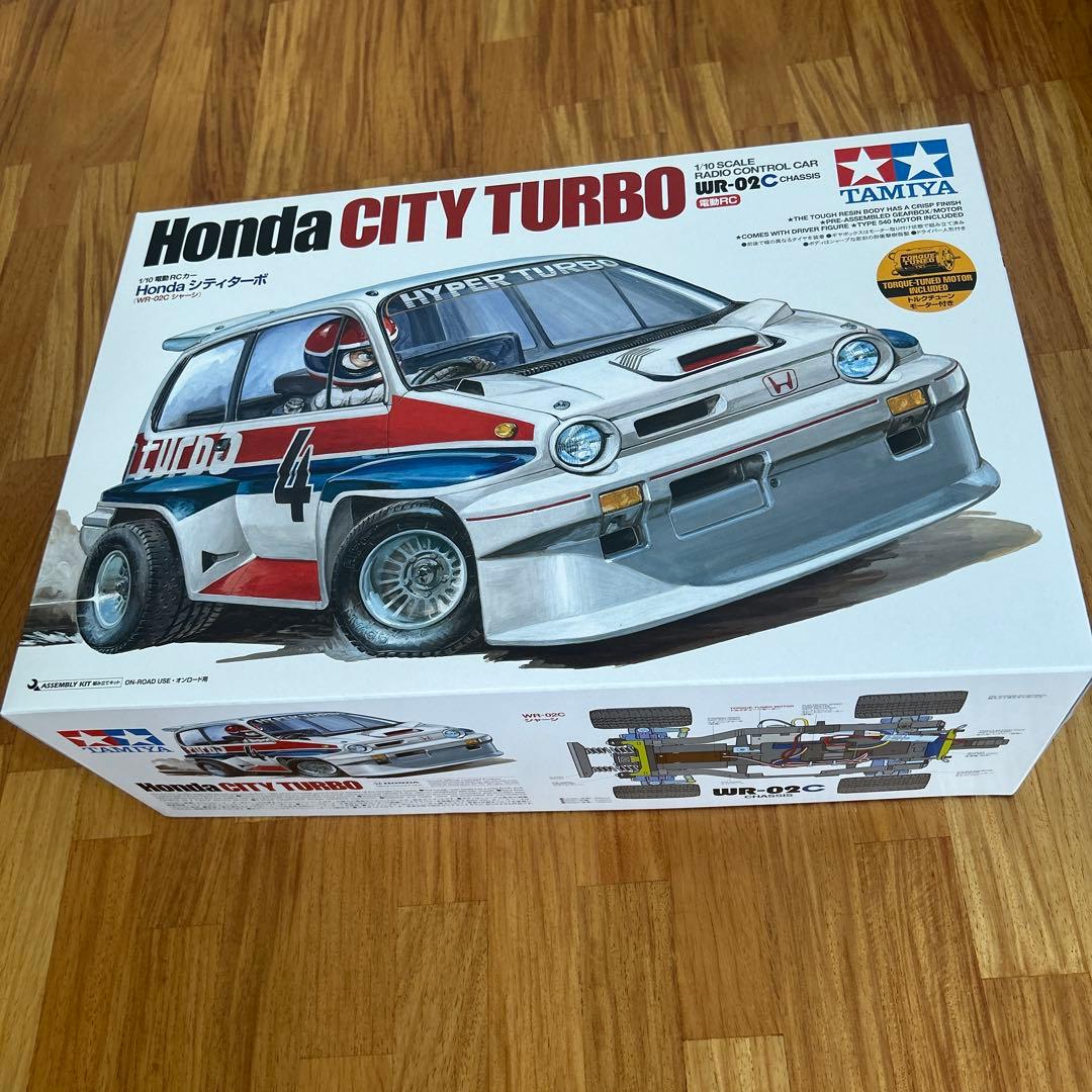 タミヤ　HONDAシティターボ（WRー02Cシャーシ）