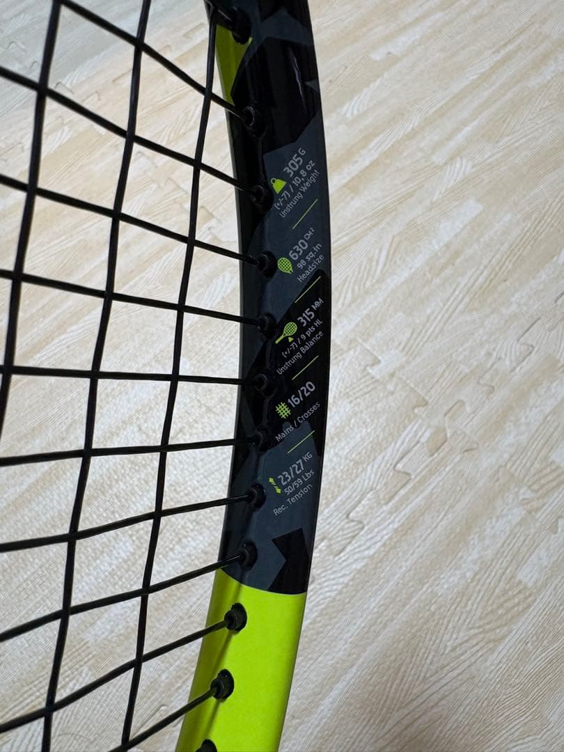 【極美品】バボラ ピュアアエロ 98 (G2) ／リプレイスメントグリップ交換済