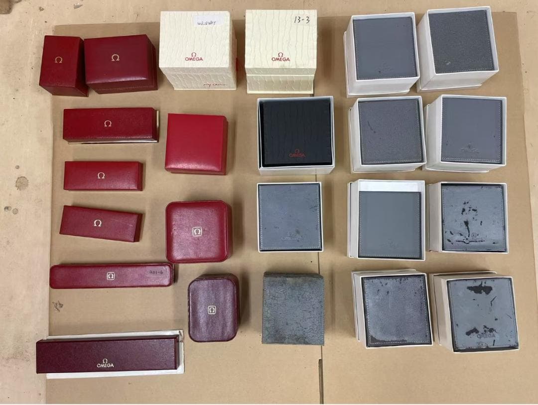 OMEGA オメガ BOX 時計ケース 空箱48個 25kg