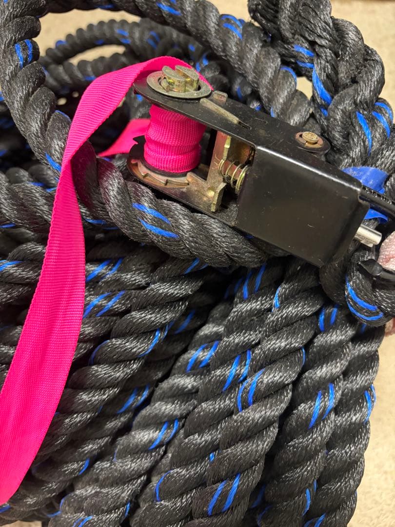 バトルロープ トレーニングロープ ロック機構付き 5本セット