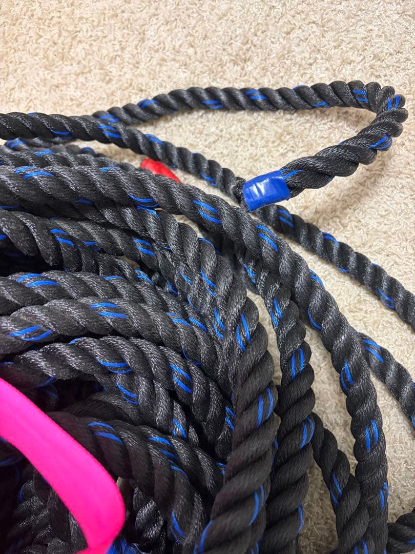 バトルロープ トレーニングロープ ロック機構付き 5本セット