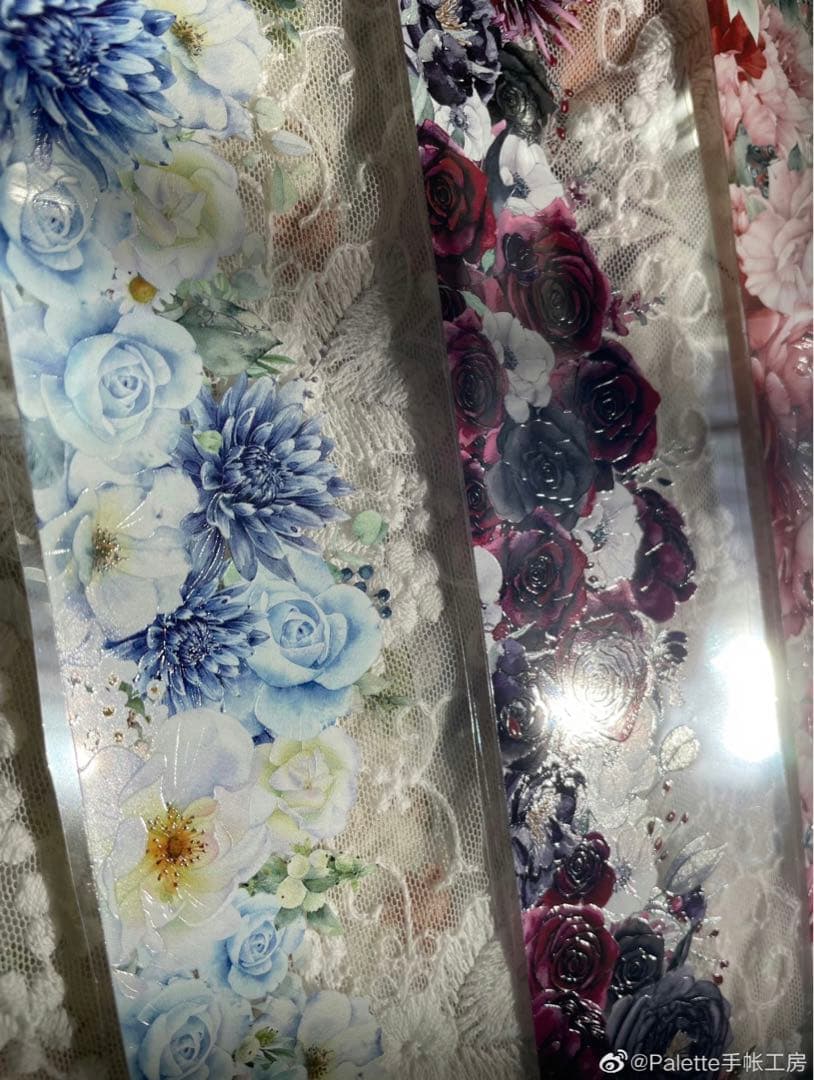 M1221.Palette手帳 冬日限定 マスキングテープ 重油PET