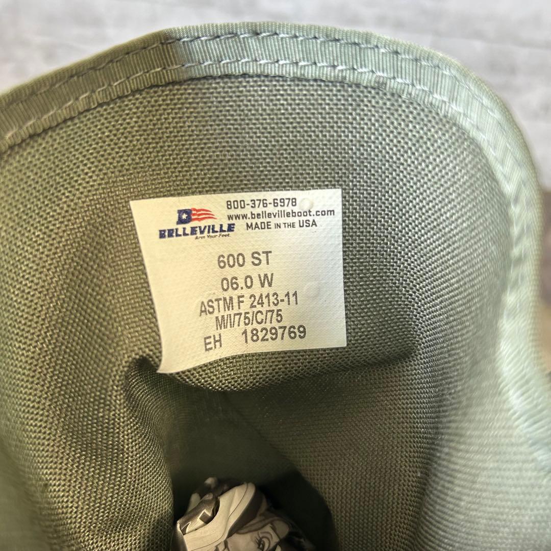 BELLEVILLE アメリカ軍 コンバットブーツ 600ST ミリタリーブーツ