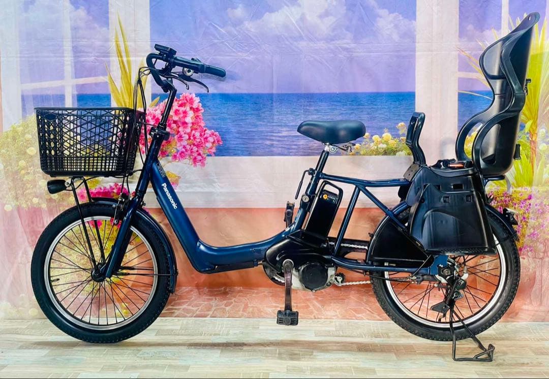 週末限定！ギュットアニーズ2018年⭐️16AH！子供乗せ電動自転車Y3272