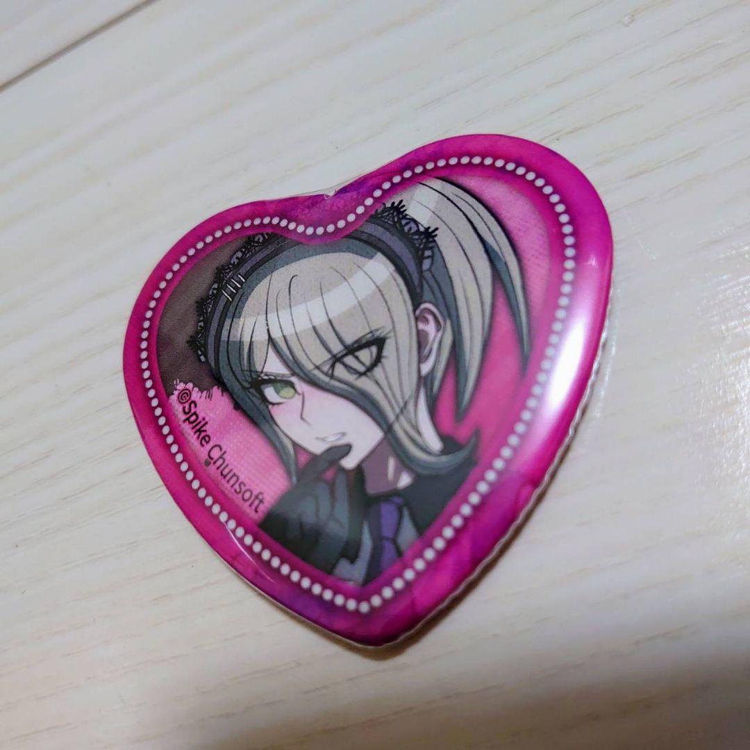 東条斬美 ダンガンロンパ ナンジャタウン 8周年 テレ顔 ハート 缶バッジ