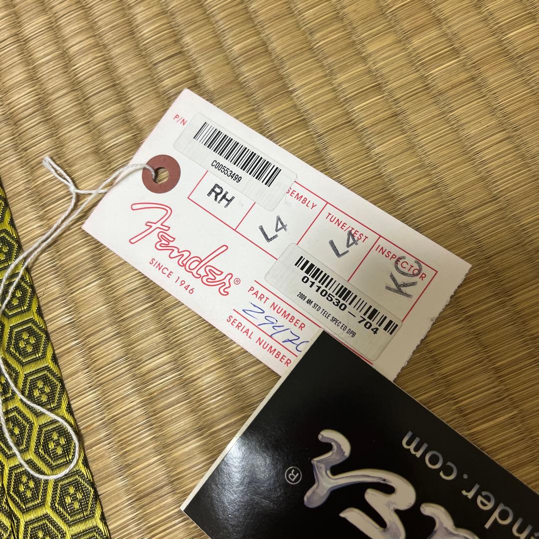 Fender USA Telecaster 限定　ヘッドキャップ　中古