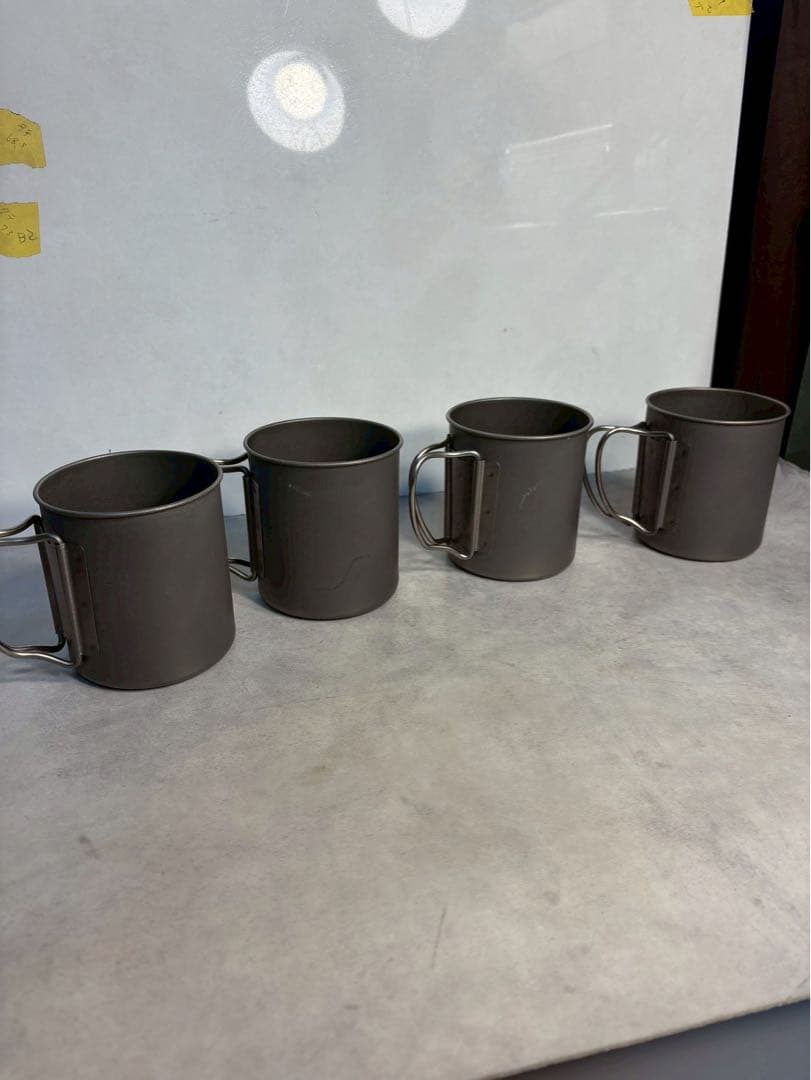  Peak スノーピーク チタンシングルマグ 450 4個セット 日本製