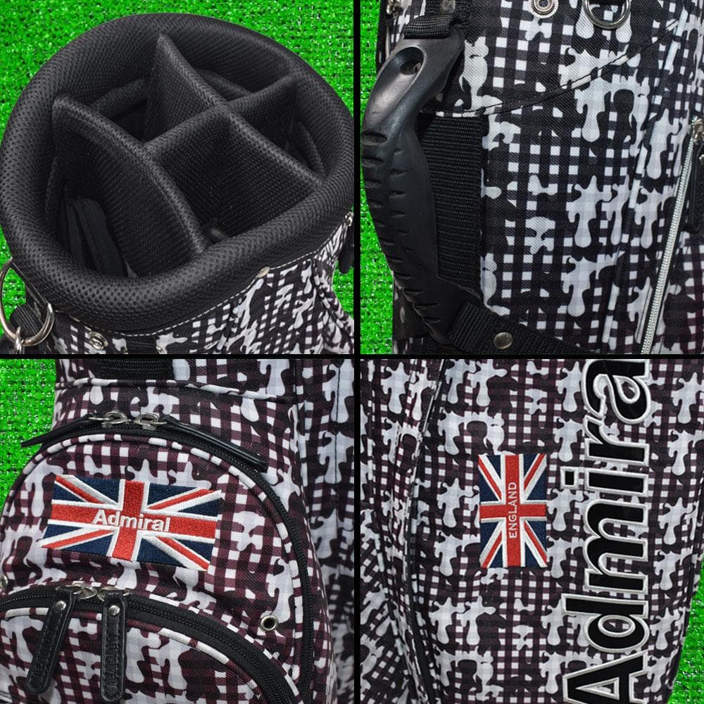 Admiral Golf アドミラル ゴルフ スタンド式 キャディバッグ 美品！