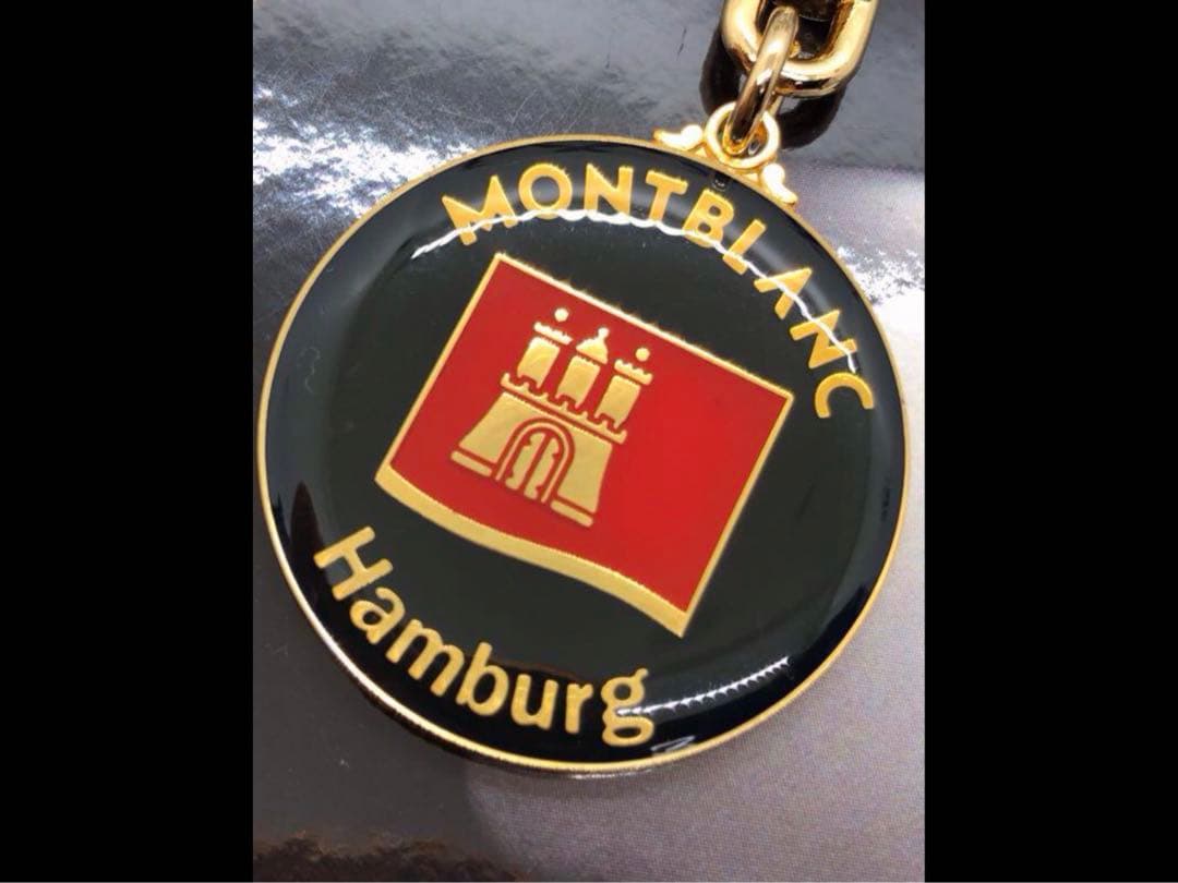 モンブラン　★非常にレアなヴィンテージ・ゴールドメダル★スターマークキーホルダー
