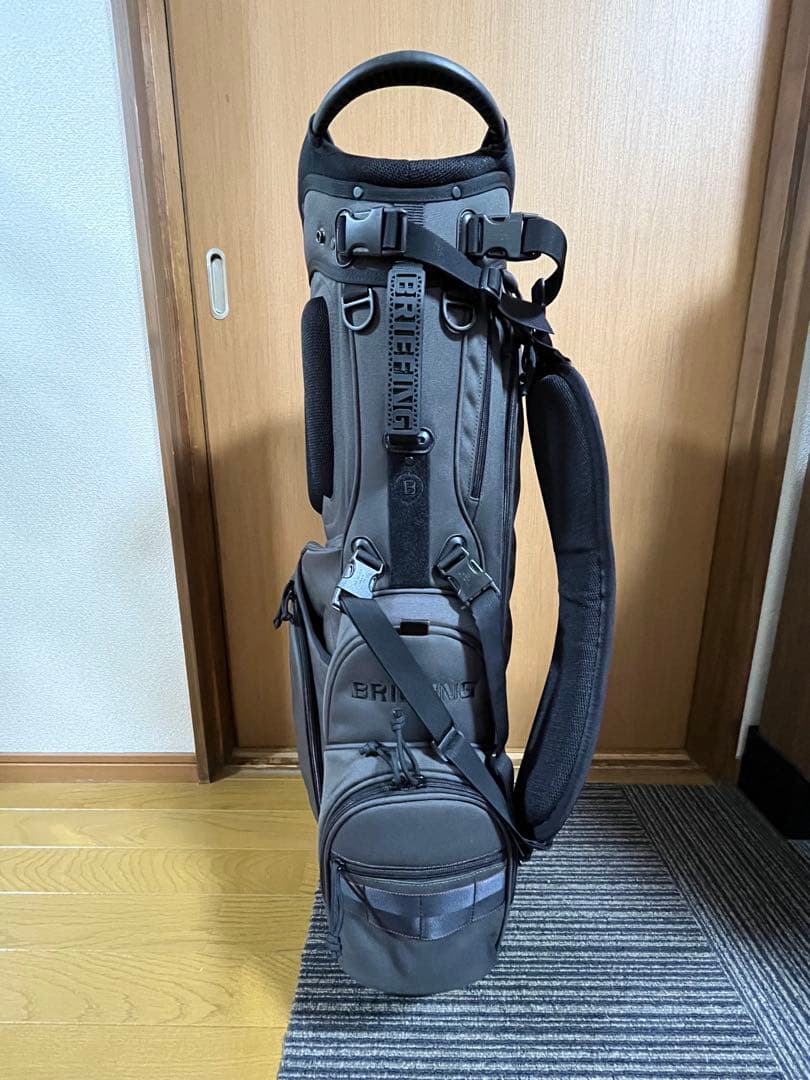 【美品】販売店限定カラー ブリーフィング キャディバック チャコール