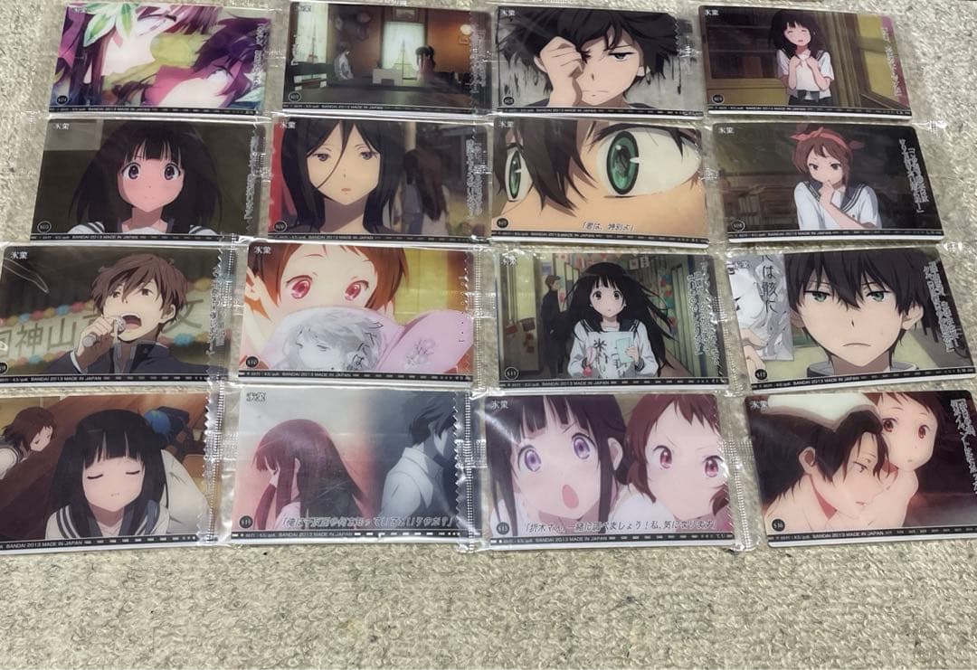 氷菓　ウエハースカード　23種　セミコンプリート　ビジュアルレア全種含むセット