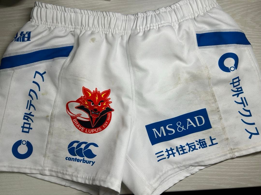 東芝ブレイブルーパス　公式専用短パン　リッチーモウンガ着用モデルL