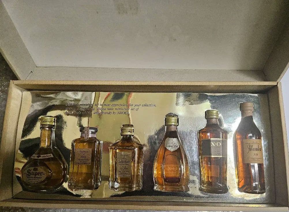 (古酒)ニッカウイスキー　ミニチュアコレクション　6本セット