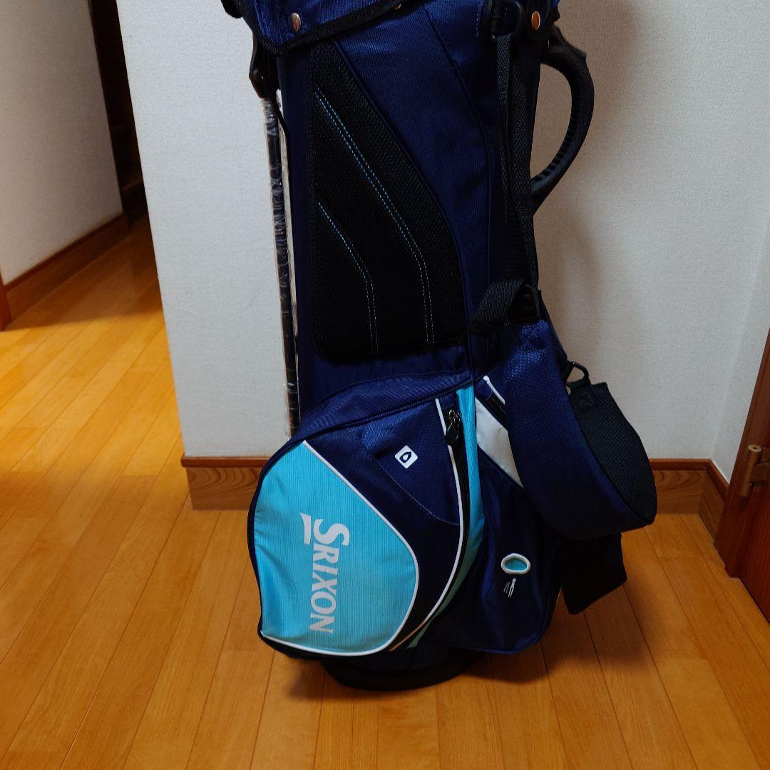 Srixon スタンド式キャディバッグ ネイビー/ライトブルー