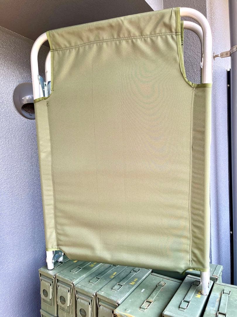 米軍放出未使用品 折りたたみ式コット 簡易ベッド アルミフレーム 軽量 ラスト