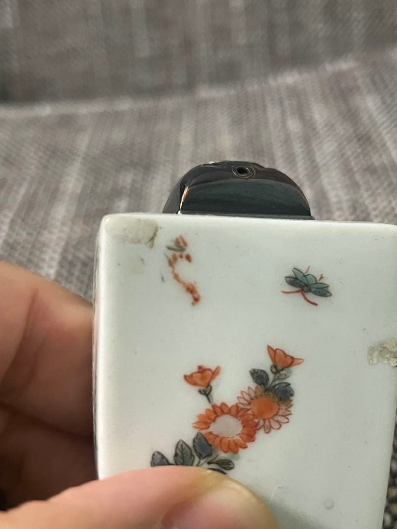 柿右衛門・香炉・江戸中期・ミニチュア・5㎝