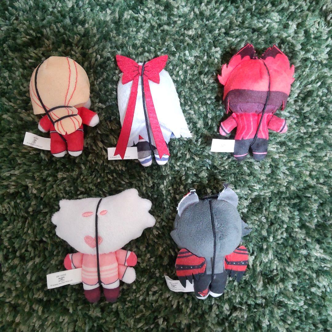 ハズビン・ホテルへようこそ ほわぬい 全5種コンプとぬいぐるみ Alastor