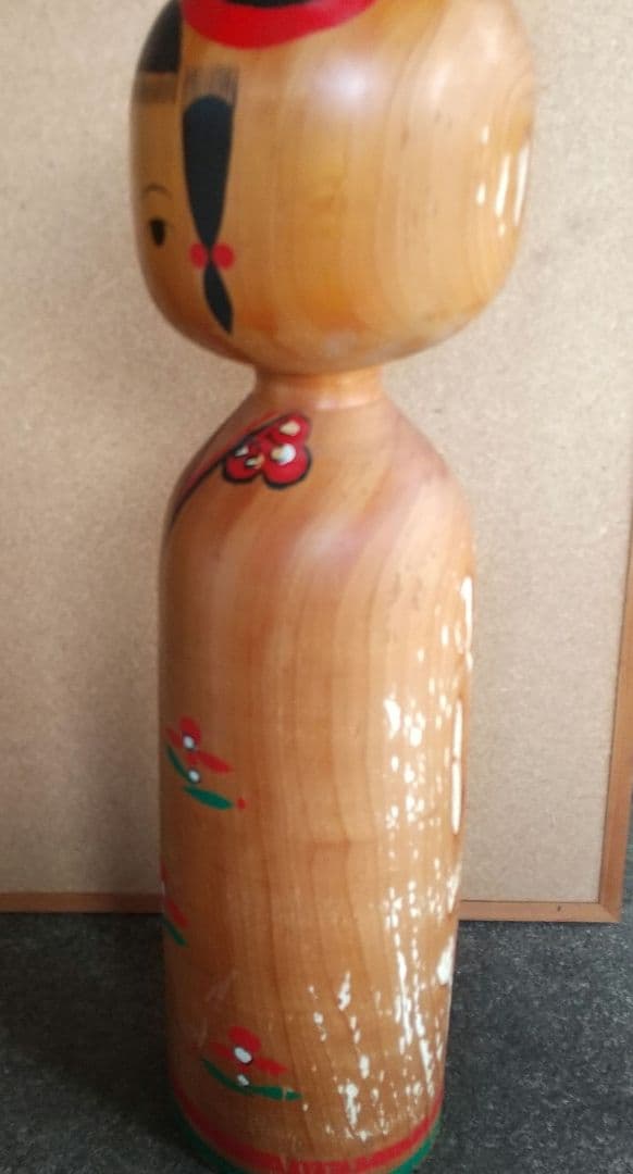 伝統こけし　秋田県湯沢　全長70cm