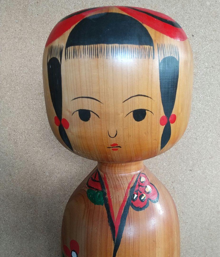 伝統こけし　秋田県湯沢　全長70cm