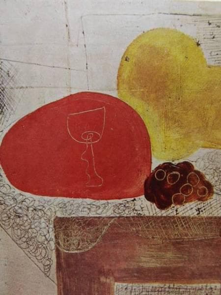 三岸好太郎、【暖炉の静物】、限定版・豪華・希少画集画、新品高級額