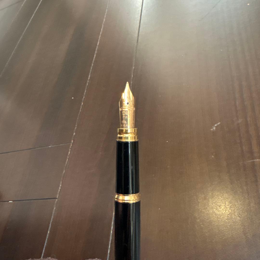 WATERMAN 万年筆 黒 金メッキ