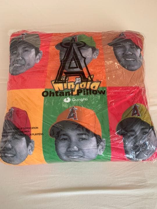 【 LA限定品 未開封】大谷翔平 クッション エンジェルス グッズ！記念品！