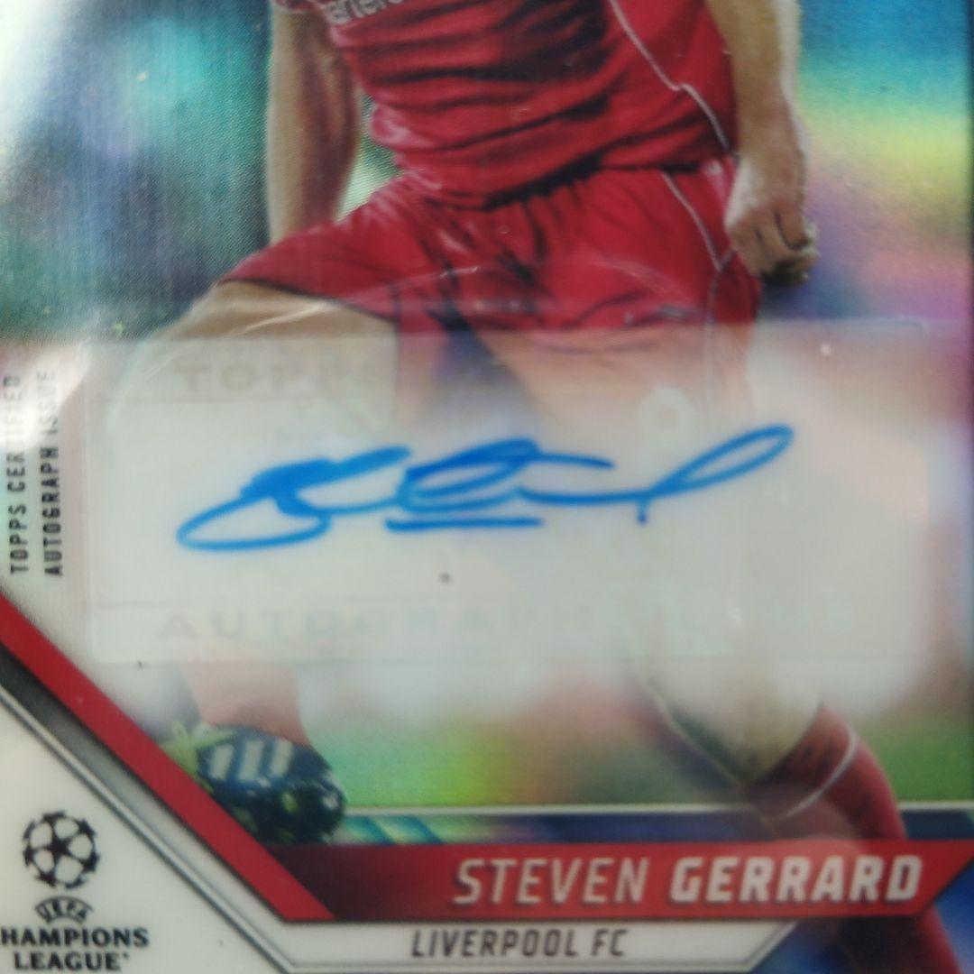 スティーブンジェラード(リバプール)150枚限定直筆サインカード