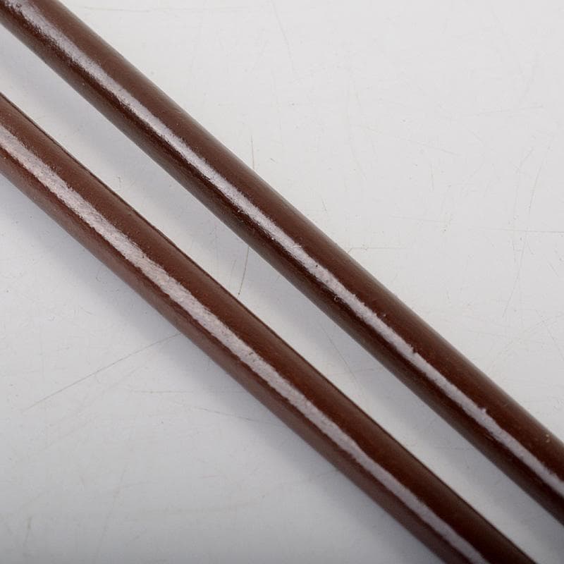 茶道具　御釜師　宮崎彦九郎造　鉄製　藤象嵌　火箸　共箱　C　6251