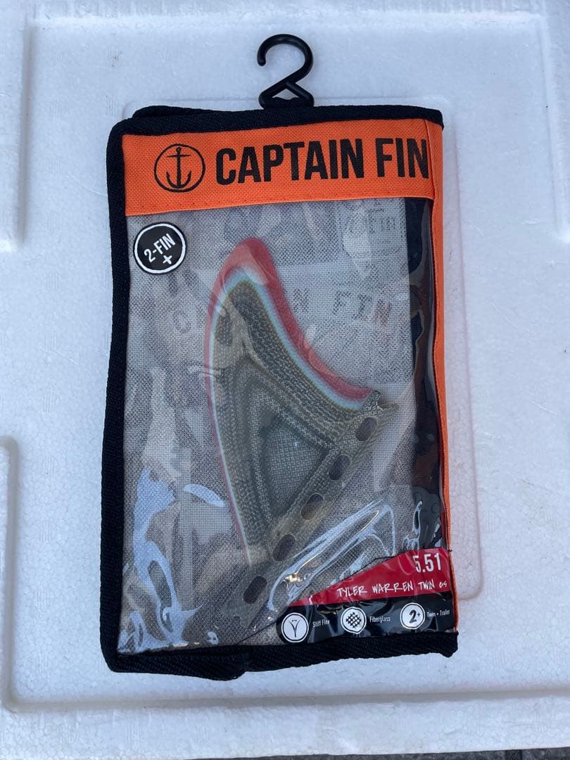 美品　キャプテンフィン タイラーウォーレン ツインフィン2+1 ツインスタビ
