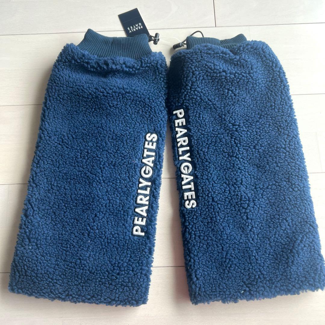 未使用新品♡パーリーゲイツ♡レディースゴルフレッグウォーマー♡ネイビー
