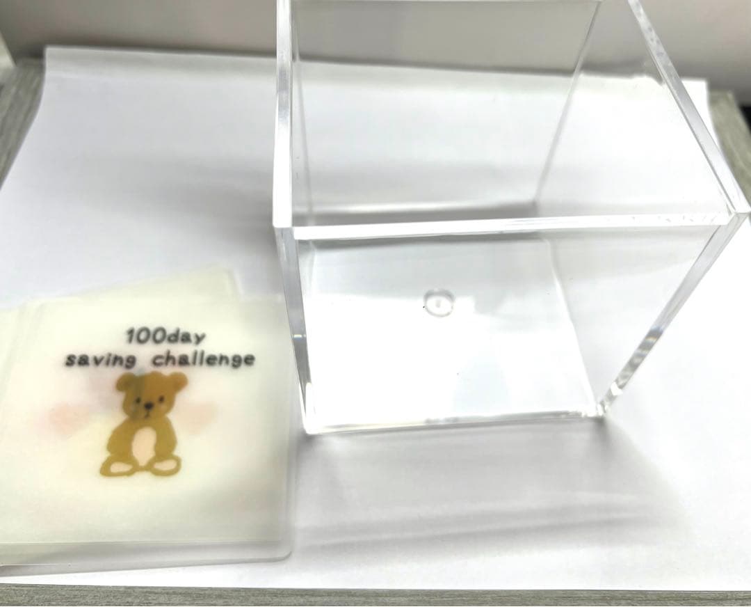 100日貯金＊リフィル＊BOX付き＊saving challenge＊貯金＊韓国