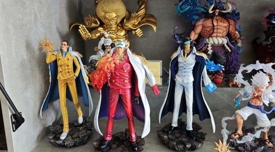 ワンピース 海軍 赤犬 青雉 黄猿  フィギュア ガレージキット