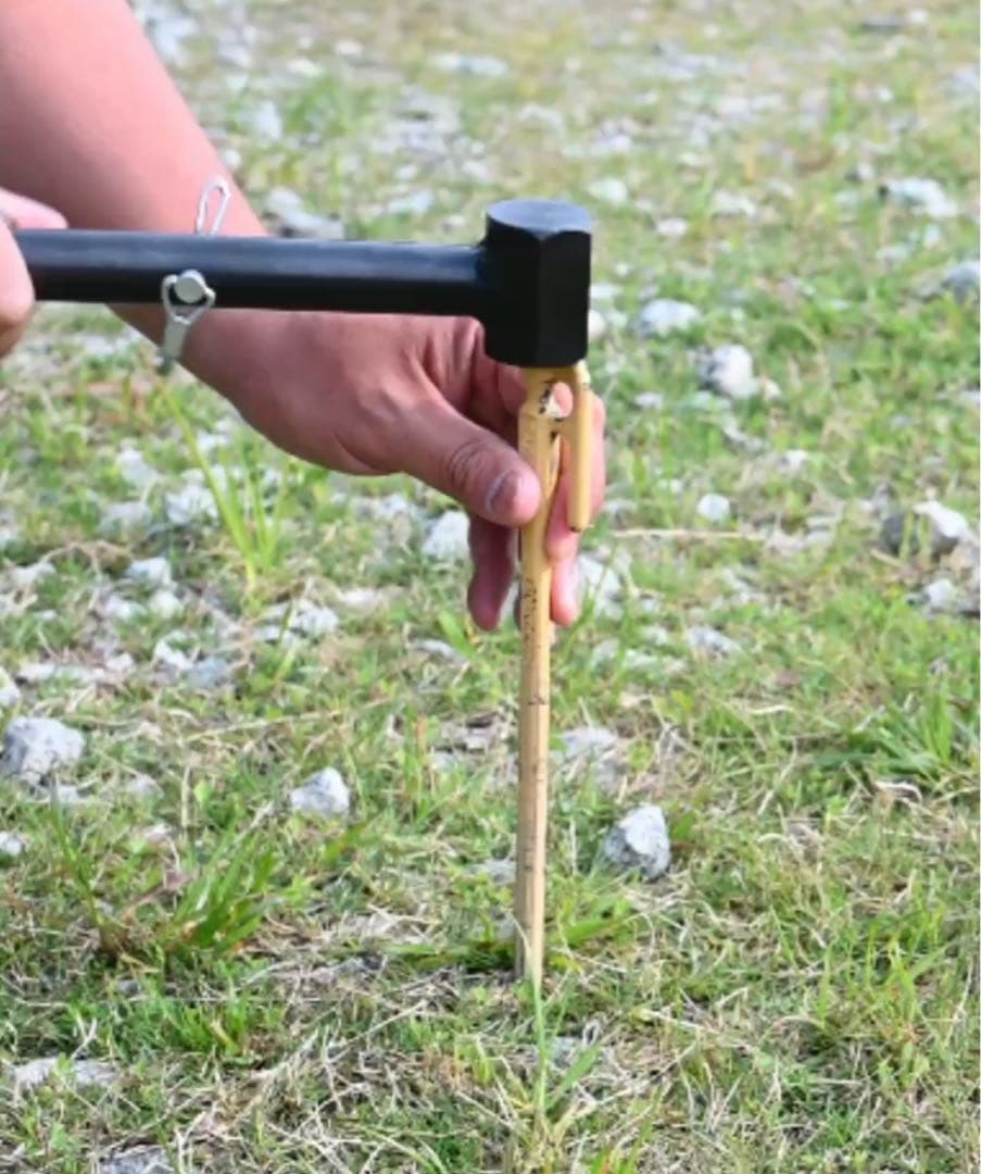 mefurire ペグハンマー 茶グリップモデル