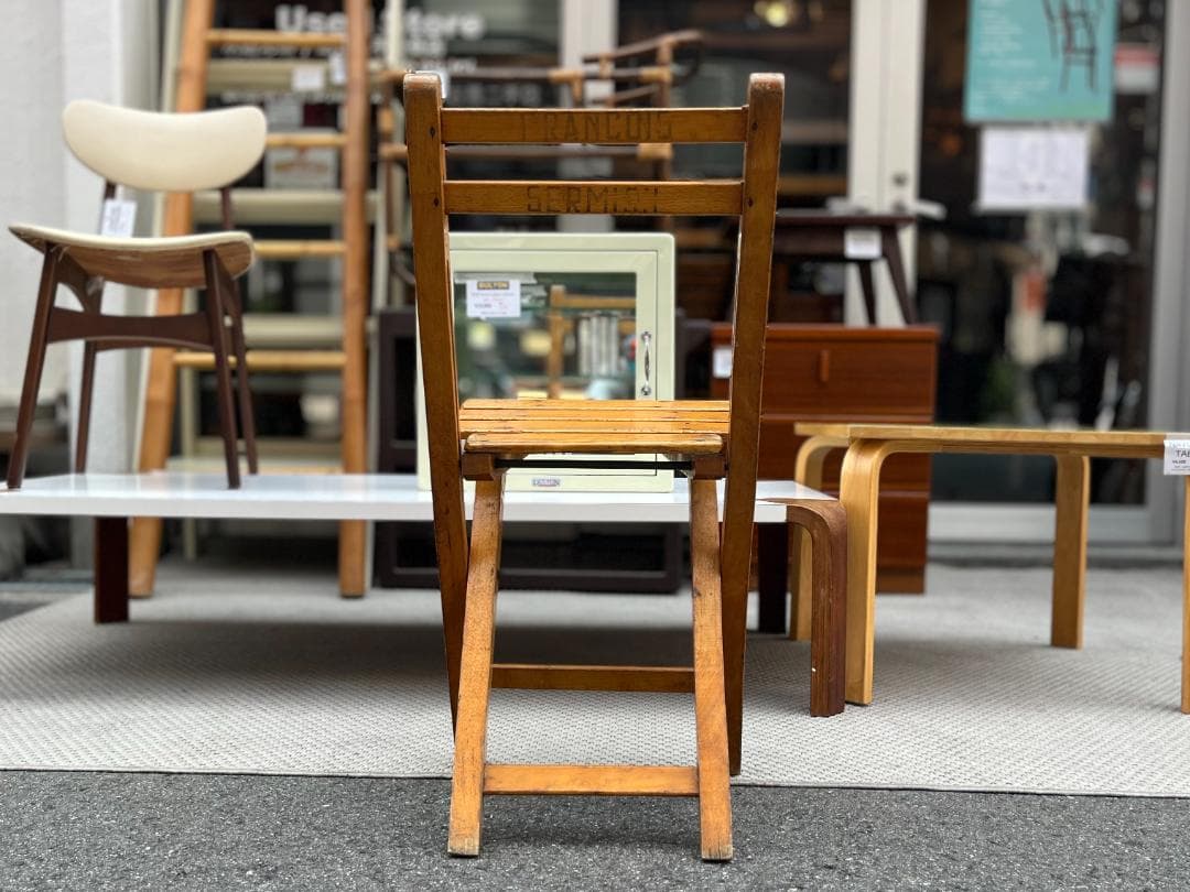 フランスヴィンテージ☆フォールディングチェア／ヴィンテージチェア／アウトドア