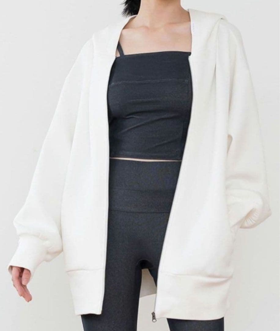 スカーラ SUKALAダブルエアーzipフーディー パーカー