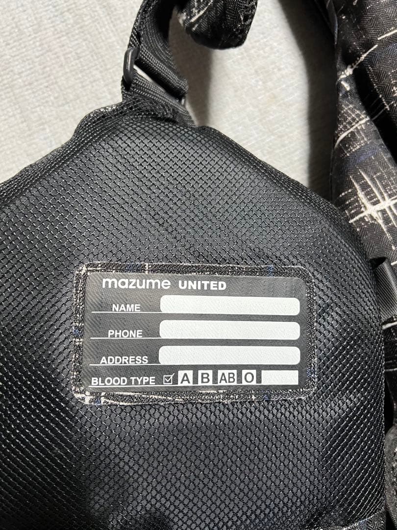 mazume フィッシングベスト ブラック