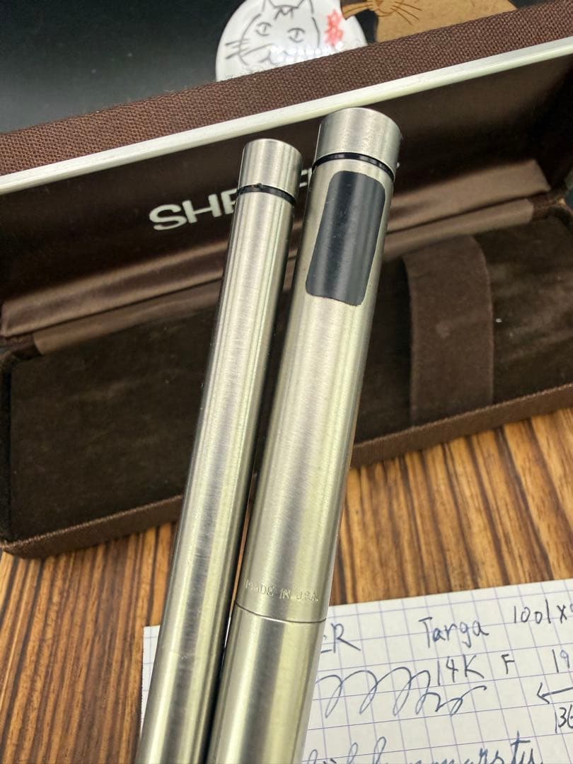 SHEAFFER 万年筆 タルガ 1001xg ボールペンセット