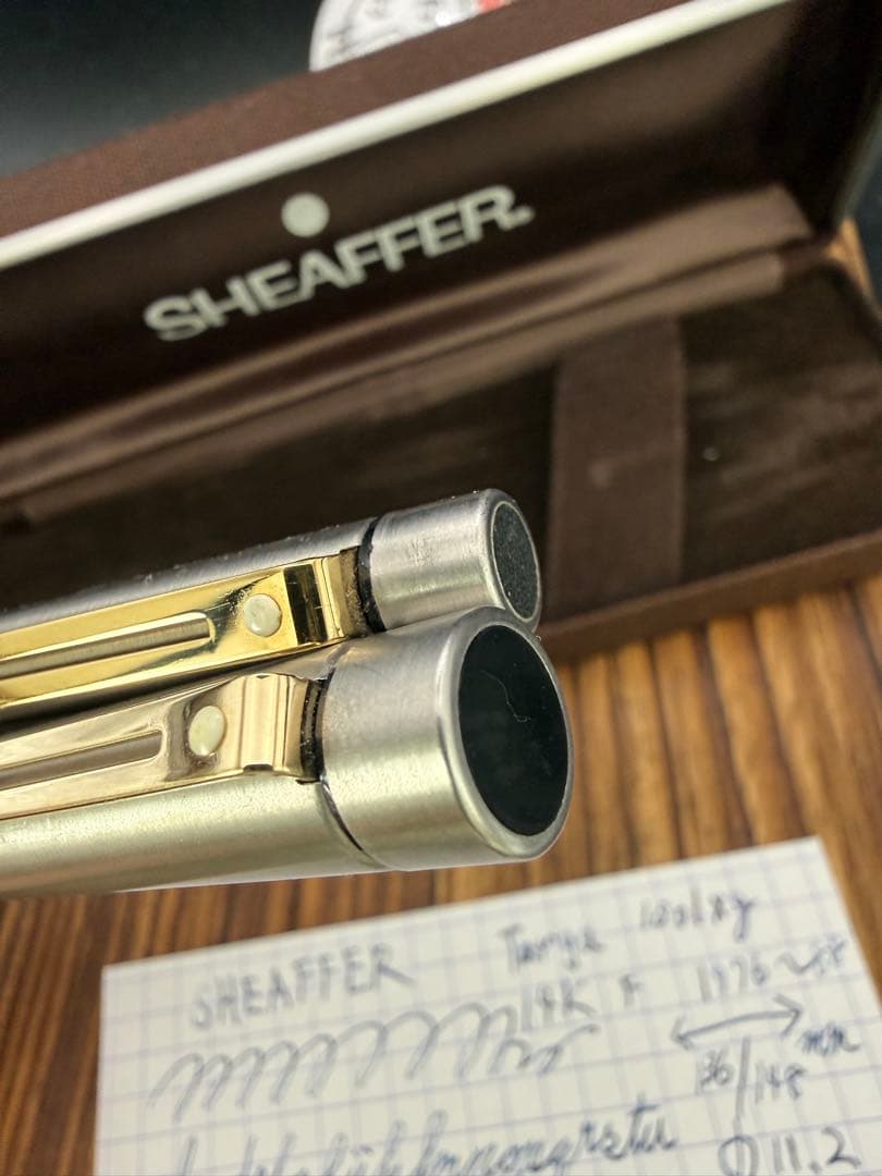 SHEAFFER 万年筆 タルガ 1001xg ボールペンセット