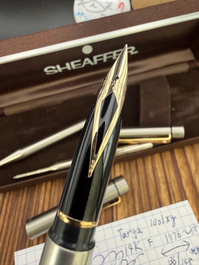 SHEAFFER 万年筆 タルガ 1001xg ボールペンセット