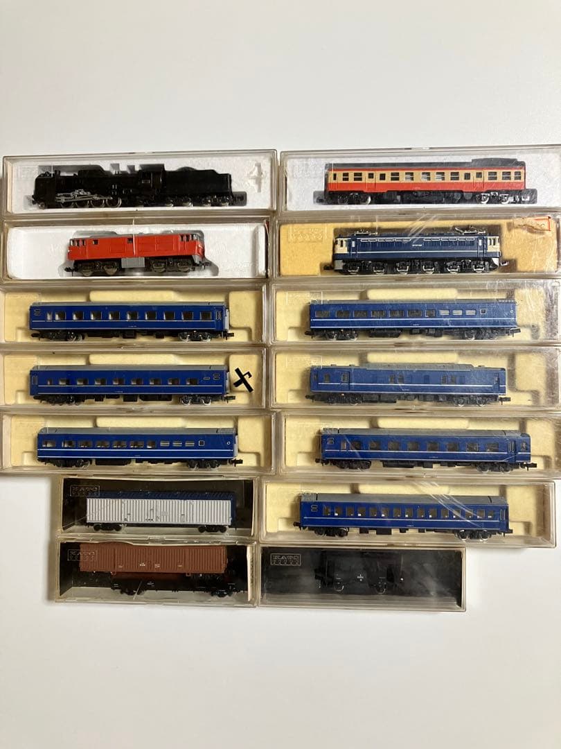 【ジャンク(故障品)】KATO、永大 鉄道模型 １４車両