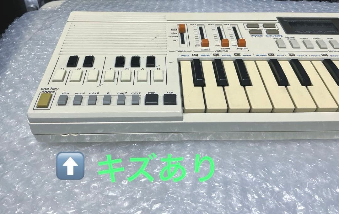 Casio PT-30☆セミアナログ式シンセサイザー☆1983年☆昭和レトロ☆