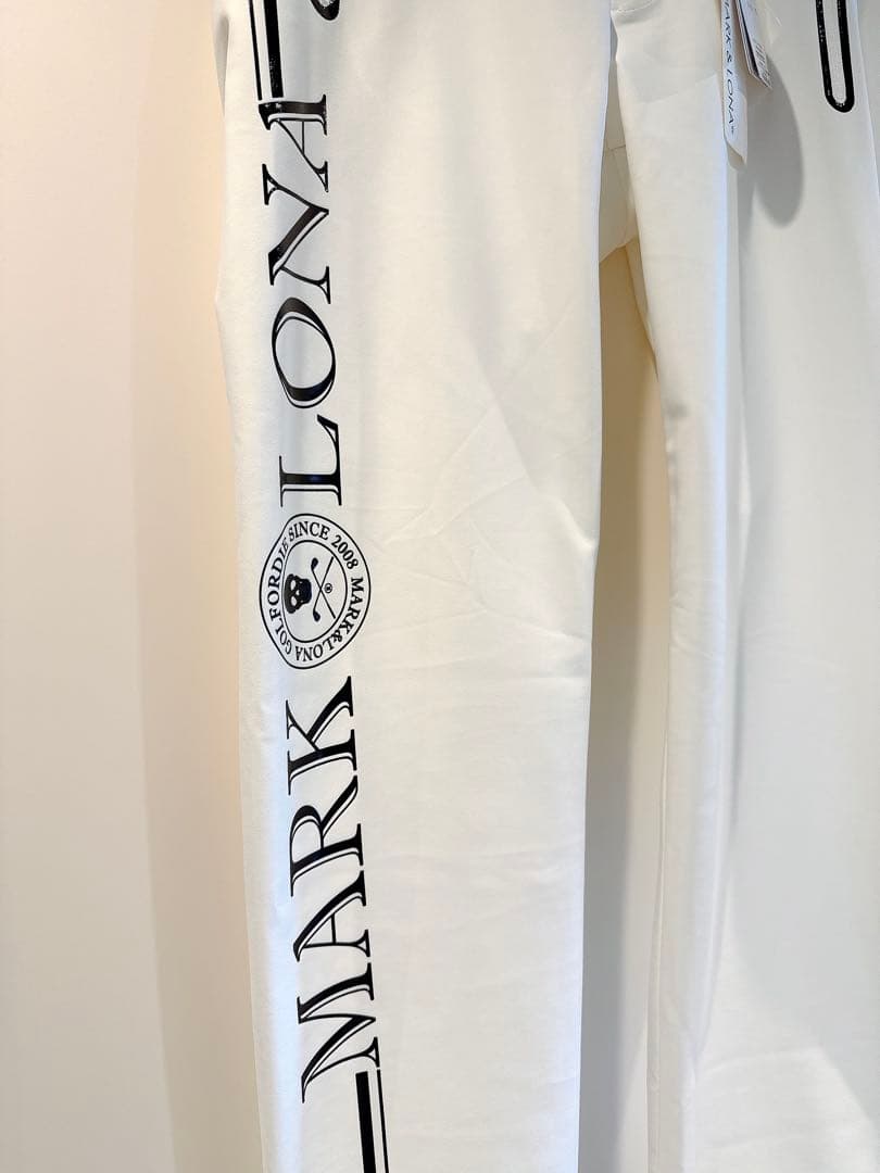 新品 ✨ MARK&LONA ジャージー マーク＆ロナ パンツ ボトムス 白