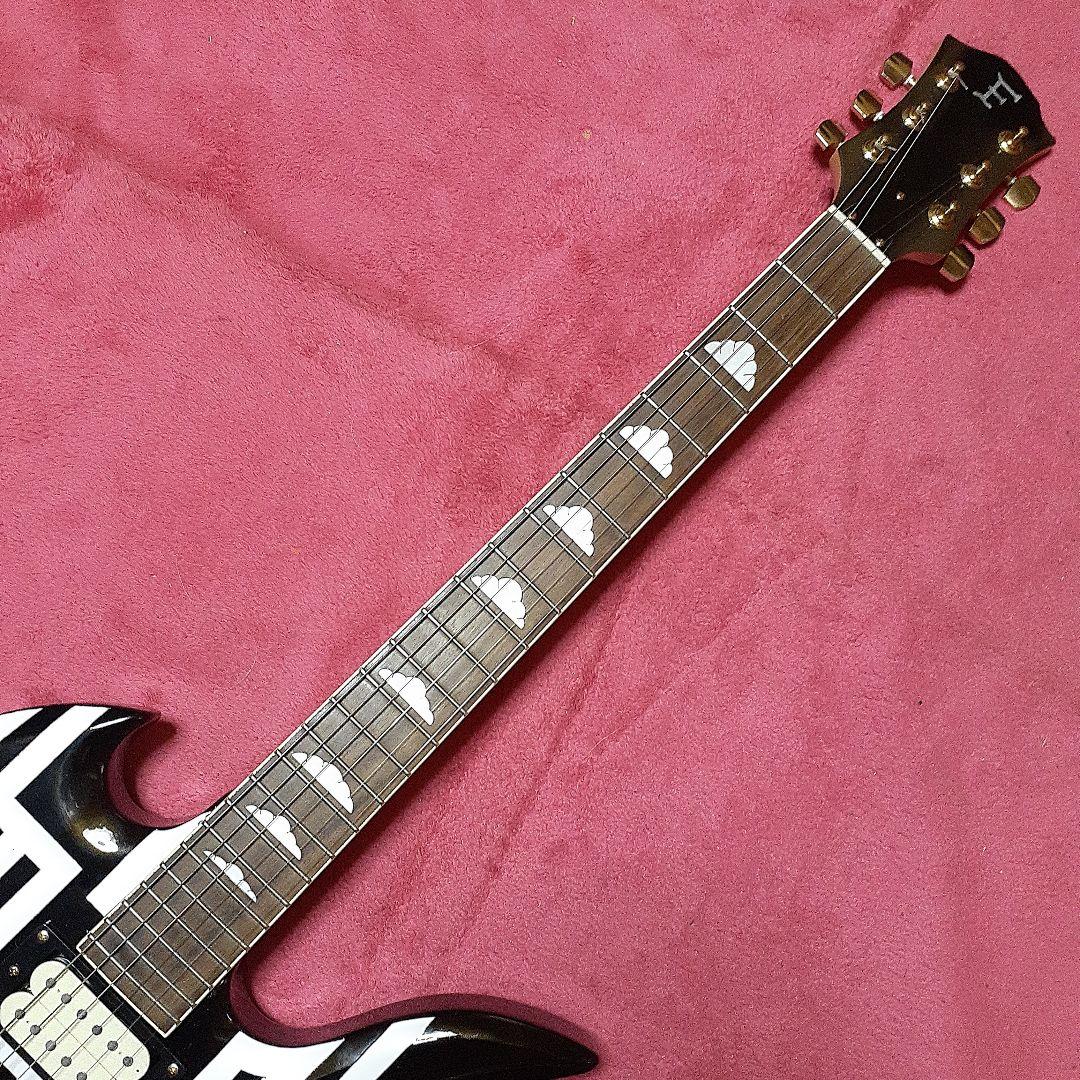 ②【良・美品】Gラインペイント。hide/布袋モデル。モッキンバードエレキギター