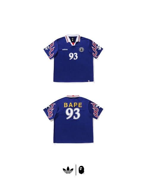 ウェア BAPE X ADIDAS SSL FLAME JERSEY
