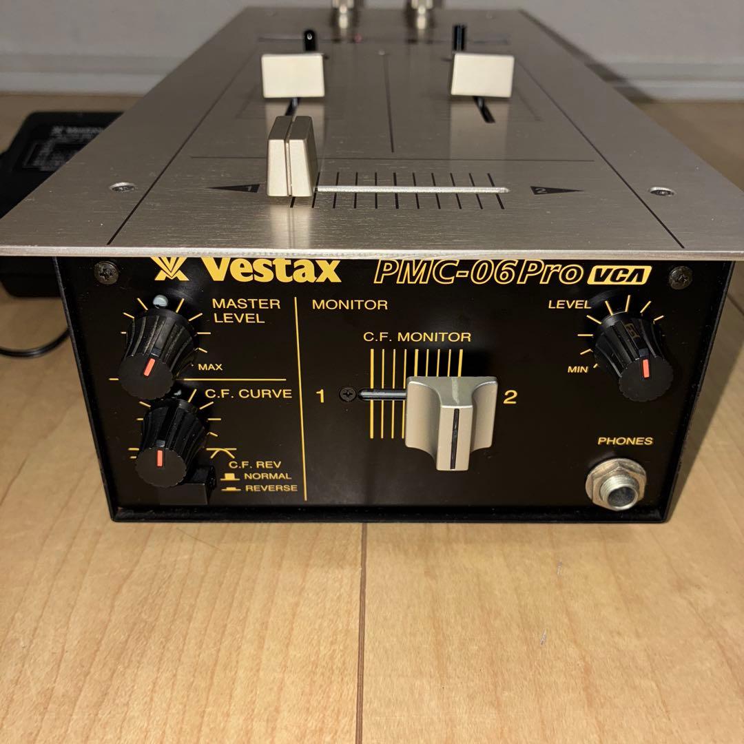 Vestax ベスタクス PMC-06Pro VCA DJ ミキサー 付属品付き