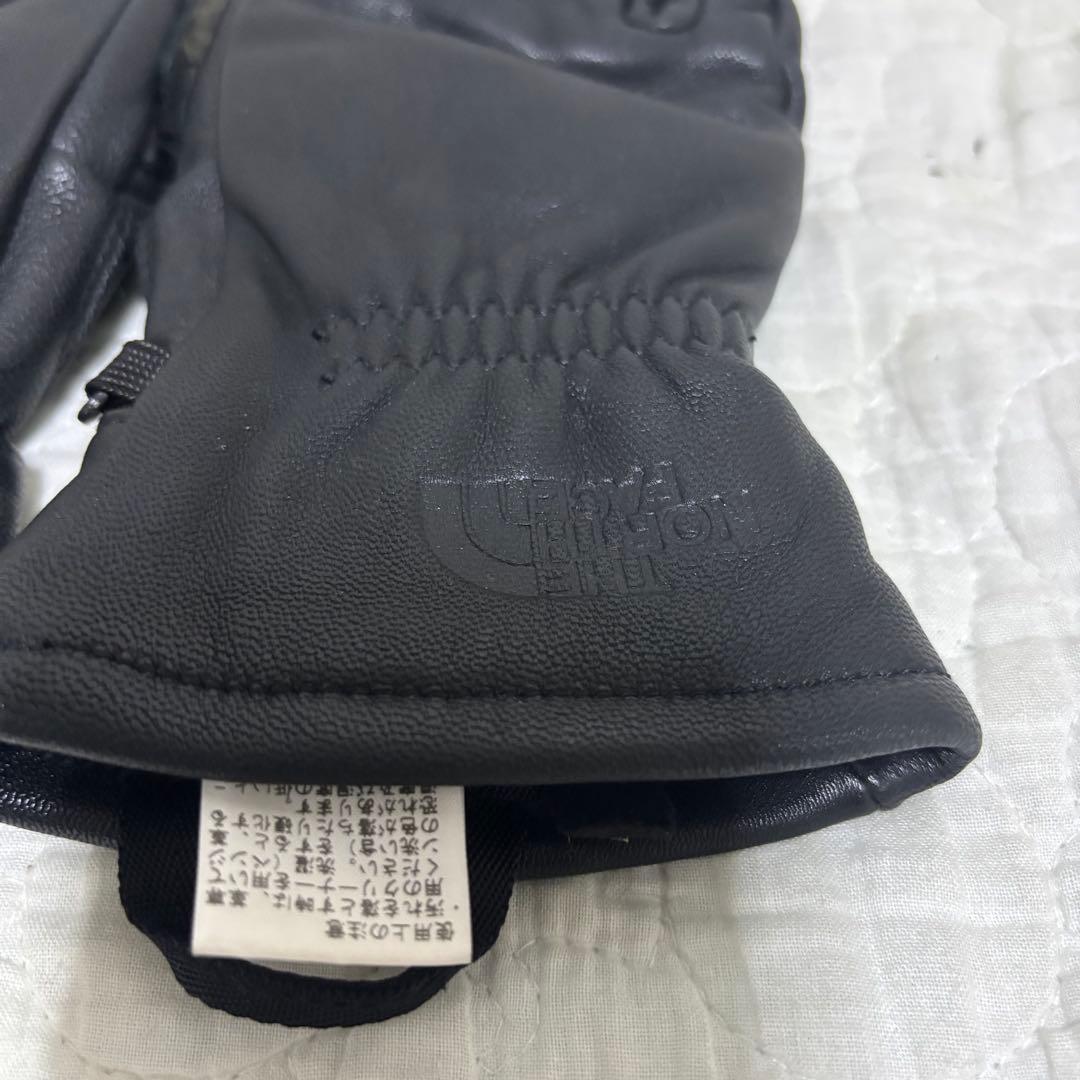 【極希少】ノースフェイス レザーグローブ レザー ブラック NN86104 S