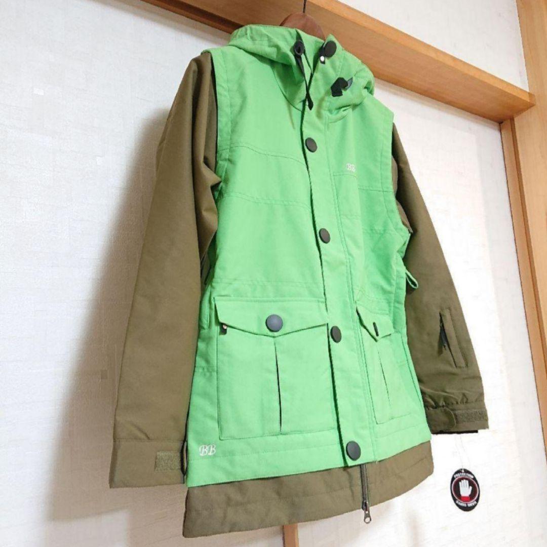 新品スノーボードウェアBBビービースキーウェアレディースMサイズスノボジャケット