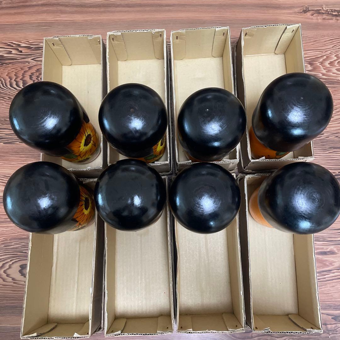 近代こけし【花映】真一郎作　8体セット　まとめ売り