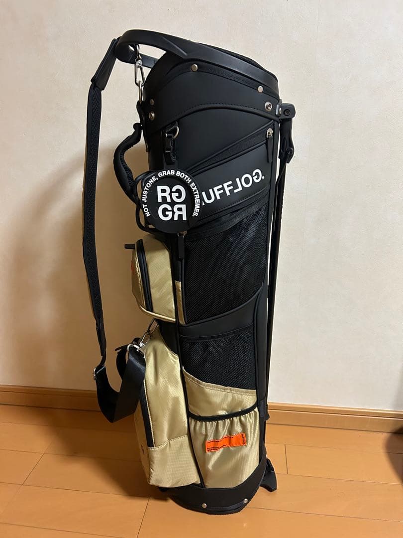 からしさん専用‼️RUFFLOGキャディバッグ ベージュ/ブラック